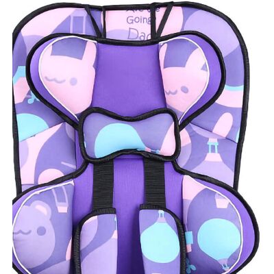 HEAT Tragbarer, Hochsicherer Kindersitz Aus Polyethylen, Geeignet Für Babys Und Kinder, Lila, Mit Hoher Rückenlehne HEAT Tragbarer, Hochsicherer Kindersitz Aus Polyethylen, Geeignet Für Babys Und Kinder, Lila, Mit Hoher Rückenlehne