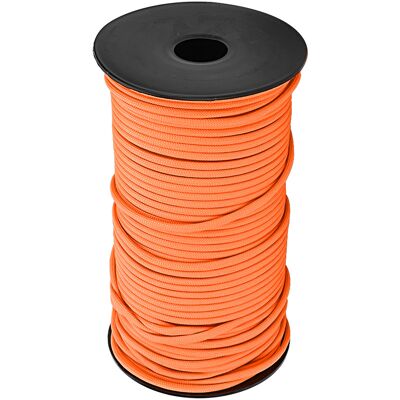 HEAT Corde De Parachute Robuste De 100 M, 9 Brins, 4 Mm, Pour Lanière, Corde À Linge, Corde De Camping (orange) HEAT Corde De Parachute Robuste De 100 M, 9 Brins, 4 Mm, Pour Lanière, Corde À Linge, Corde De Camping (orange)