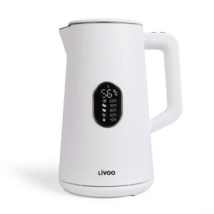 Livoo - kabelloser wasserkocher 1,5l 1800w weiß - dod185w
