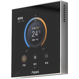 MAEREX Aqara S3 Smart Zigbee LED-Thermostat Touchscreen 3.95-Zoll-Panel unterstützt Sprach-/Fernbedienung Temperatur- und Luftfeuchtigkeitserkennung