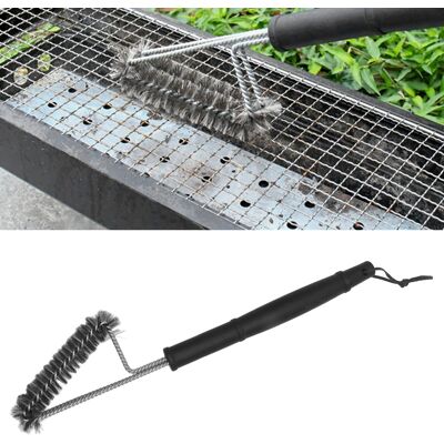 JUTE Grillreinigungsbürste Mit Langem Griff Aus Stahldraht, Edelstahlbürste, Reinigungswerkzeug Für Den Außenbereich, Dreieckige Reinigungsbürste JUTE Grillreinigungsbürste Mit Langem Griff Aus Stahldraht, Edelstahlbürste, Reinigungswerkzeug Für Den Außenbereich, Dreieckige Reinigungsbürste