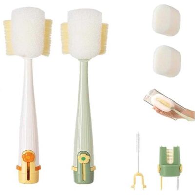 OEM Set Mit Zwei Flaschenbürsten 5-in-1 Bestehend Aus Zwei Bürsten Mit Langem Griff Und Zwei Ersatzbürstenköpfen Multifunktionaler Reiniger Geeignet OEM Set Mit Zwei Flaschenbürsten 5-in-1 Bestehend Aus Zwei Bürsten Mit Langem Griff Und Zwei Ersatzbürstenköpfen Multifunktionaler Reiniger Geeignet