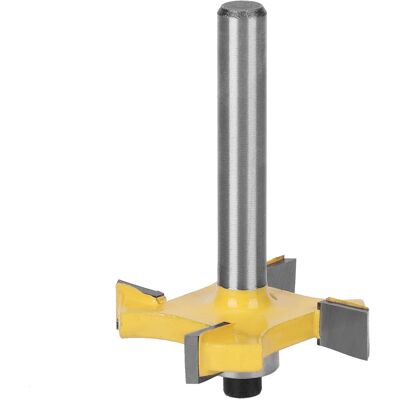 HEAT 4-klingen-fräser Aus Hartmetall, Fräswerkzeug, Holzbearbeitungszubehör, 4-klingen-t-nutfräser 6x1/4 HEAT 4-klingen-fräser Aus Hartmetall, Fräswerkzeug, Holzbearbeitungszubehör, 4-klingen-t-nutfräser 6x1/4