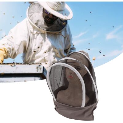 JUTE Bienenabweisender Nylonhut, Imkerhut Aus Nylon Mit Breitem Sonnenschutzband, Bienenresistent JUTE Bienenabweisender Nylonhut, Imkerhut Aus Nylon Mit Breitem Sonnenschutzband, Bienenresistent