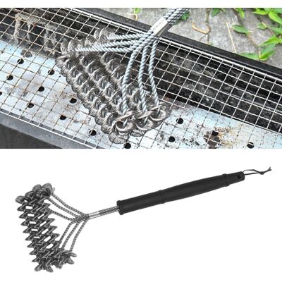 JUTE Grillreinigungsbürste Mit Langem Griff Aus Stahldraht, Edelstahlbürste, Reinigungswerkzeug Für Den Außenbereich, T-förmige Reinigungsbürste JUTE Grillreinigungsbürste Mit Langem Griff Aus Stahldraht, Edelstahlbürste, Reinigungswerkzeug Für Den Außenbereich, T-förmige Reinigungsbürste