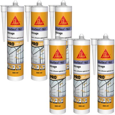 Sika - Dichtstoff-Set 6 Stück - Weiß - 300ml - Dichtstoff Sika - Dichtstoff-Set 6 Stück - Weiß - 300ml - Dichtstoff