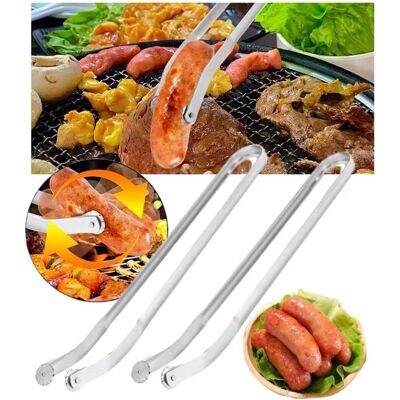 OEM 2er Pack 38 Cm Lange Grillzange Aus Edelstahl Multifunktionale Grillzange Mit Langem Griff Silber OEM 2er Pack 38 Cm Lange Grillzange Aus Edelstahl Multifunktionale Grillzange Mit Langem Griff Silber