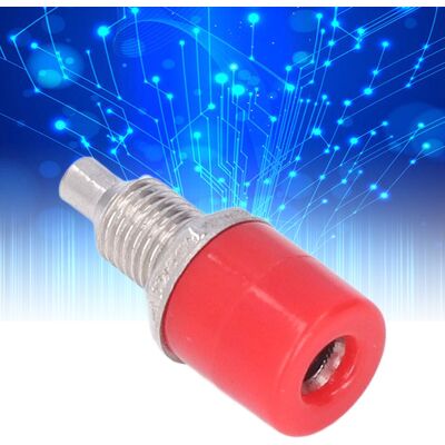 JUTE 4-mm-bananenstecker, M6-klemmenblock Aus Reinem Kupfer, 4-mm-erdungsklemmenblock, Roter Panelstecker. JUTE 4-mm-bananenstecker, M6-klemmenblock Aus Reinem Kupfer, 4-mm-erdungsklemmenblock, Roter Panelstecker.