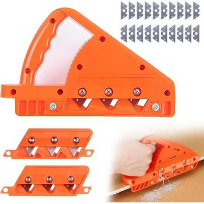 OEM Placoplâtre Hobel, Schnellhobel, Gipskartonhobel, Mit 20 Klingen, Handhobel, Placoplâtre Schneidet Bei 45° + 60° OEM Placoplâtre Hobel, Schnellhobel, Gipskartonhobel, Mit 20 Klingen, Handhobel, Placoplâtre Schneidet Bei 45° + 60°