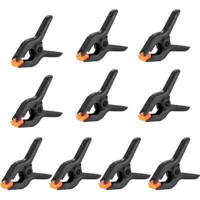 OEM 10 Stück Federklemmen, 7,6 Cm (3 Zoll), Robust, Aus Nylon, Einhandklemmen, Holzbearbeitungsklemmen, Schraubklemmen Mit Kunststoffgriff, Orange OEM 10 Stück Federklemmen, 7,6 Cm (3 Zoll), Robust, Aus Nylon, Einhandklemmen, Holzbearbeitungsklemmen, Schraubklemmen Mit Kunststoffgriff, Orange