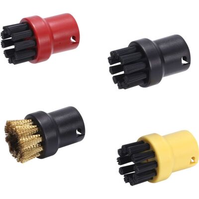 SANS MARQUE Set Mit 4 Mehrfarbigen Ersatzrundbürsten Für Kärcher Sc1-5 Ctk10 Dampfreiniger SANS MARQUE Set Mit 4 Mehrfarbigen Ersatzrundbürsten Für Kärcher Sc1-5 Ctk10 Dampfreiniger