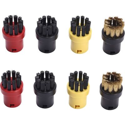 SANS MARQUE Packung Mit 8 Ersatz-rundbürsten Für Kärcher Sc1-5 Ctk10 Dampfreiniger SANS MARQUE Packung Mit 8 Ersatz-rundbürsten Für Kärcher Sc1-5 Ctk10 Dampfreiniger