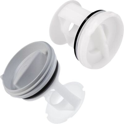 Whirlpool - 484000000966 - 2er-Pack - Abflussfilterkappen - Filterkappe Whirlpool - 484000000966 - 2er-Pack - Abflussfilterkappen - Filterkappe