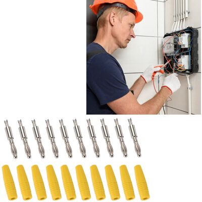 JUTE 22.040 Bananenstecker-laterne 4,0 Mm, Reines Kupfer, Vernickeltes Metall, Spritzgegossen, Zubehör, Verlötete Stifte, Gelbe Anschlüsse JUTE 22.040 Bananenstecker-laterne 4,0 Mm, Reines Kupfer, Vernickeltes Metall, Spritzgegossen, Zubehör, Verlötete Stifte, Gelbe Anschlüsse