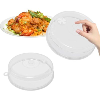 OEM 2-teiliges Mikrowellenabdeckungsset (23 Cm Und 17 Cm), Spritzsichere Mikrowellenabdeckung, Bpa-frei, Verschiedene Größen Für Unterschiedliche Tellergrößen OEM 2-teiliges Mikrowellenabdeckungsset (23 Cm Und 17 Cm), Spritzsichere Mikrowellenabdeckung, Bpa-frei, Verschiedene Größen Für Unterschiedliche Tellergrößen