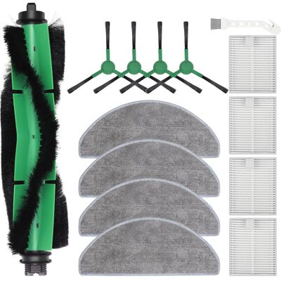 SANS MARQUE Zubehör Ersatz Für Irobot Roomba Combo Essential Saug- Und Wischroboter (y0112 Y0110 Y0512 Y0510), 105 Combo, 1 Hauptbürste, 4 Filter, 4 Seitenbürsten, 4 Mopp Wischtücher, 1 Reinigungsbürste SANS MARQUE Zubehör Ersatz Für Irobot Roomba Combo Essential Saug- Und Wischroboter (y0112 Y0110 Y0512 Y0510), 105 Combo, 1 Hauptbürste, 4 Filter, 4 Seitenbürsten, 4 Mopp Wischtücher, 1 Reinigungsbürste