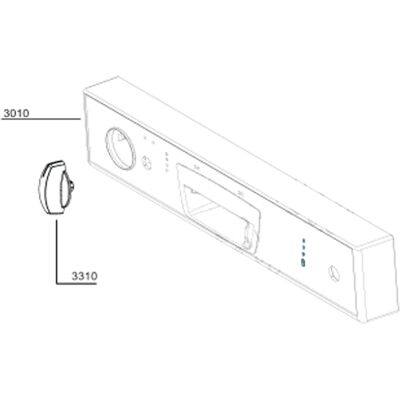 Ersatzteil - Blende (kennzeichnung 3010) - - Far, Beko Ersatzteil - Blende (kennzeichnung 3010) - - Far, Beko