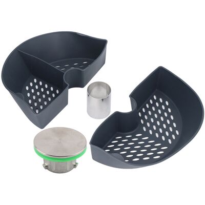 HEAT Dampfgarkammer-trennwand Für Thermomix Vorwerk Tm5 Und Tm31 Mit Abdeckung Für Den Tm5-mixmesserkopf HEAT Dampfgarkammer-trennwand Für Thermomix Vorwerk Tm5 Und Tm31 Mit Abdeckung Für Den Tm5-mixmesserkopf