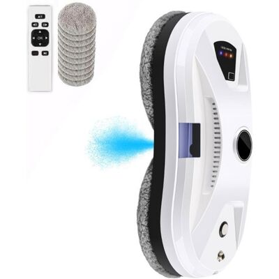 OEM Automatischer Fensterputzroboter, 5600 Pa, 3 Modi, Wassersprühfunktion, Sicherheitssystem, Fernbedienung, 10 Reinigungstücher OEM Automatischer Fensterputzroboter, 5600 Pa, 3 Modi, Wassersprühfunktion, Sicherheitssystem, Fernbedienung, 10 Reinigungstücher