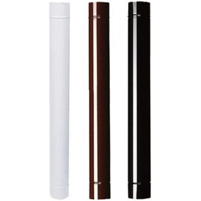 Tecnomat - Tubo Fumi Classic Save Ø100 - Weiß Porzellanemail - Ø100 mm L1000 mm - Kaminrohr Tecnomat - Tubo Fumi Classic Save Ø100 - Weiß Porzellanemail - Ø100 mm L1000 mm - Kaminrohr
