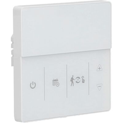 HEAT Intelligenter Thermostat Mit Wöchentlicher Programmierung, Sprachsteuerung, 10-kw-sensor, Präziser Temperaturregelung, Wandhängender Heizkessel, 230 V, 3-a-anschluss, Weiß HEAT Intelligenter Thermostat Mit Wöchentlicher Programmierung, Sprachsteuerung, 10-kw-sensor, Präziser Temperaturregelung, Wandhängender Heizkessel, 230 V, 3-a-anschluss, Weiß