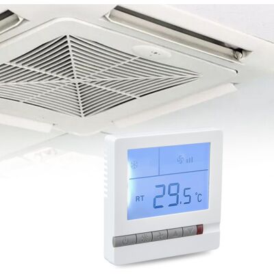 JUTE Ac220v 815f Klimaanlagenthermostat Mit Lüfterfunktion, Klimaanlagen-bedienfeldschalter, Temperaturregler Für Hotels, Thermostat JUTE Ac220v 815f Klimaanlagenthermostat Mit Lüfterfunktion, Klimaanlagen-bedienfeldschalter, Temperaturregler Für Hotels, Thermostat