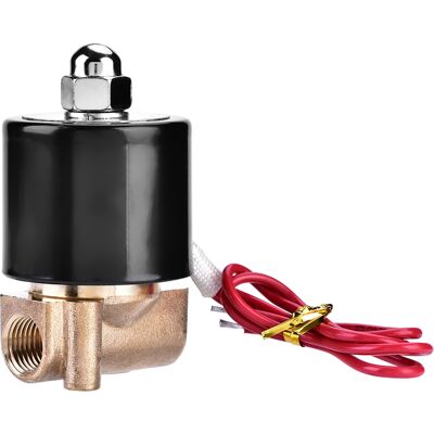 JUTE 2-punkt-magnetventil, Normalerweise Geschlossen, 2w025-08, Zweiwege-wasserventil G1/4", 110 V Wechselstrom JUTE 2-punkt-magnetventil, Normalerweise Geschlossen, 2w025-08, Zweiwege-wasserventil G1/4", 110 V Wechselstrom