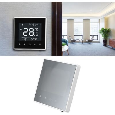JUTE Ac220v 8818f Temperaturregler, Klimaanlagen-bedienfeld, Steuerung Für Hotels/krankenhäuser, Weiß JUTE Ac220v 8818f Temperaturregler, Klimaanlagen-bedienfeld, Steuerung Für Hotels/krankenhäuser, Weiß