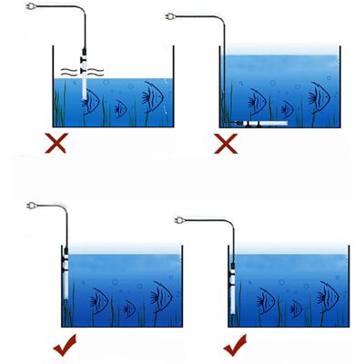 JUTE Aquarienheizung, Aquarienheizelement, Automatischer Thermostat JUTE Aquarienheizung, Aquarienheizelement, Automatischer Thermostat