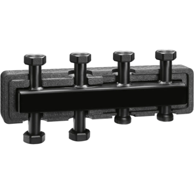 Verteiler Für Heizungs- Und Klimaanlagen, Mit Isolierung. 2+1 Abgänge Caleffi 550221 Schwarz Verteiler Für Heizungs- Und Klimaanlagen, Mit Isolierung. 2+1 Abgänge Caleffi 550221 Schwarz