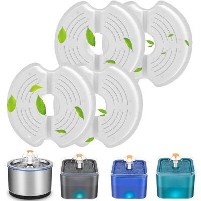 OEM Ersatzfilter Für Katzenbrunnen - Rund - 25 L Edelstahl - 2 L - Aktivkohlefilter (8 Stück) OEM Ersatzfilter Für Katzenbrunnen - Rund - 25 L Edelstahl - 2 L - Aktivkohlefilter (8 Stück)