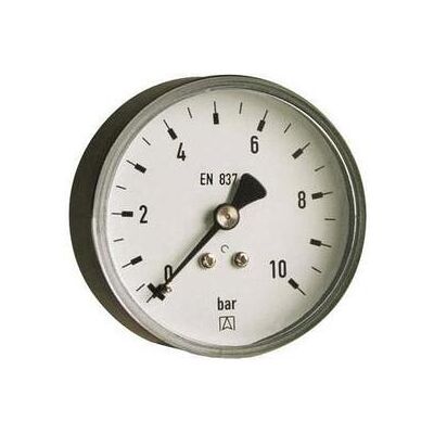 AFRISO Manometer Rf 63, G 1/4z B, Axial, 0/10 Bar AFRISO Manometer Rf 63, G 1/4z B, Axial, 0/10 Bar