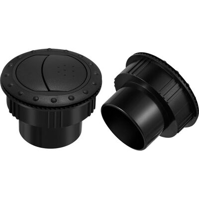 OEM 2-teiliges Rundes Lüftungsgitter-set Für Das Armaturenbrett, Klimaanlagen-auslassset Für Wohnmobile/atvs, Schwarz OEM 2-teiliges Rundes Lüftungsgitter-set Für Das Armaturenbrett, Klimaanlagen-auslassset Für Wohnmobile/atvs, Schwarz