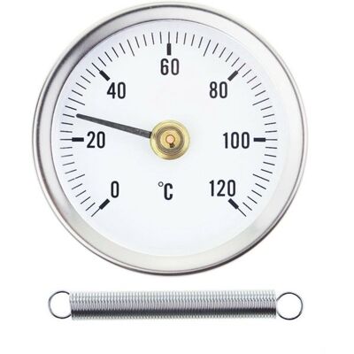 OEM Rohrschellen-thermometer Für Heizungs Lüftungs Und Klimaanlagen 0 120 C Bimetall-thermometer Zur Genauen Warmwasserüberwachung In Heizsystemen 63 OEM Rohrschellen-thermometer Für Heizungs Lüftungs Und Klimaanlagen 0 120 C Bimetall-thermometer Zur Genauen Warmwasserüberwachung In Heizsystemen 63