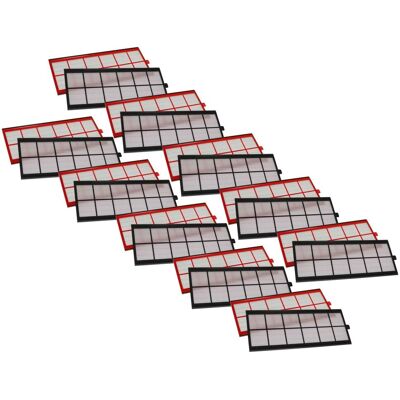 Vhbw Filterset Kompatibel Mit Zehnder Comfoair 350 Lüftungsgerät - Luftfilter G4 / F7 (20 Stück), 50 X 17 X 1 Cm, Weiß / Rot / Schwarz Vhbw Filterset Kompatibel Mit Zehnder Comfoair 350 Lüftungsgerät - Luftfilter G4 / F7 (20 Stück), 50 X 17 X 1 Cm, Weiß / Rot / Schwarz