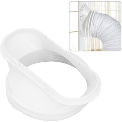 JUTE Fensteradapter Für Klimaanlage, Flachanschluss Für Abluftschlauch (5,9"/5"), Zubehör Für Mobile Klimaanlagen JUTE Fensteradapter Für Klimaanlage, Flachanschluss Für Abluftschlauch (5,9"/5"), Zubehör Für Mobile Klimaanlagen