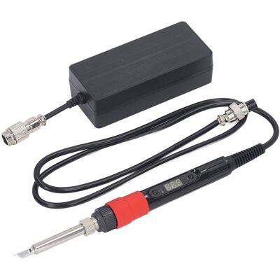 HEAT Elektrisches Digitales Tragbares Lötkolben-set Mit Einstellbarer Heizleistung, Keramik-thermostat, 50 W, 100–240 V, Eu-stecker HEAT Elektrisches Digitales Tragbares Lötkolben-set Mit Einstellbarer Heizleistung, Keramik-thermostat, 50 W, 100–240 V, Eu-stecker