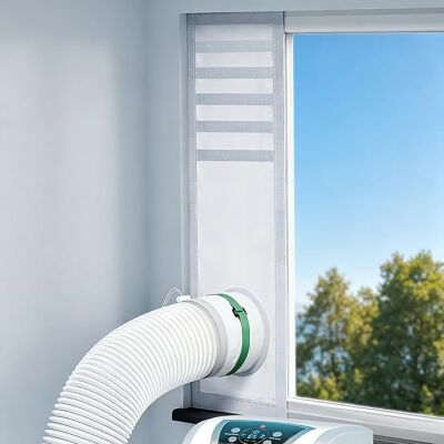 OEM Loviga Fensterdichtungsset Für Tragbare Klimaanlagen, 100% Abdichtung Für Klimaanlagen Und Trockner, Verstellbar (23 X 162 Cm), Wasserdicht Und Einfach Zu Montieren OEM Loviga Fensterdichtungsset Für Tragbare Klimaanlagen, 100% Abdichtung Für Klimaanlagen Und Trockner, Verstellbar (23 X 162 Cm), Wasserdicht Und Einfach Zu Montieren