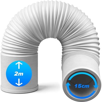 OEM 2 M Ø150 Mm Abluftschlauch Für Tragbare Klimaanlagen, Flexibler Schlauch Für Mobile Klimaanlagen-sets, Universeller Abluftschlauch Für Klimaanlagen, Wäschetrockner Und Luftentfeuchter OEM 2 M Ø150 Mm Abluftschlauch Für Tragbare Klimaanlagen, Flexibler Schlauch Für Mobile Klimaanlagen-sets, Universeller Abluftschlauch Für Klimaanlagen, Wäschetrockner Und Luftentfeuchter