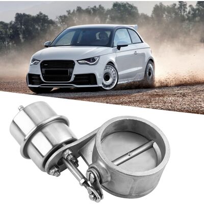 HEAT Universelles 2,5"-auspuffregelventil Für 63-mm-rohr, Kfz-zubehör (geschlossen) HEAT Universelles 2,5"-auspuffregelventil Für 63-mm-rohr, Kfz-zubehör (geschlossen)