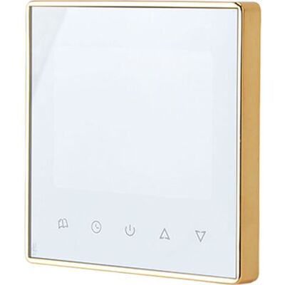 HEAT Intelligenter Multifunktions-thermostat, Programmierbar Für Klimaanlage, Warmwasserbereitung Und Fußbodenheizung, 220 V, Gold HEAT Intelligenter Multifunktions-thermostat, Programmierbar Für Klimaanlage, Warmwasserbereitung Und Fußbodenheizung, 220 V, Gold