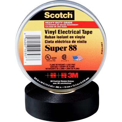 3m - Scotch Super88-19x20-b Isolierband Scotch® Schwarz (l X B) 20 M X 19 Mm 1 St. 3m - Scotch Super88-19x20-b Isolierband Scotch® Schwarz (l X B) 20 M X 19 Mm 1 St.