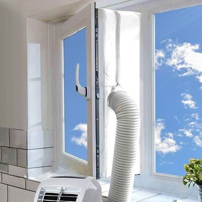 OEM Moegfy 400 Cm Fensterdichtungssatz Für Mobile Klimageräte, Zubehör Für Mobile Klimageräte, Kompatibel Mit Klimaanlagen Und Wäschetrocknern, Einfache Montage OEM Moegfy 400 Cm Fensterdichtungssatz Für Mobile Klimageräte, Zubehör Für Mobile Klimageräte, Kompatibel Mit Klimaanlagen Und Wäschetrocknern, Einfache Montage
