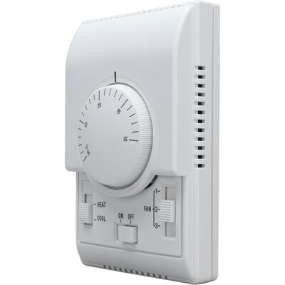 HEAT Zentrales Klimaanlagen-thermostat Mit 2-wege-schalter (mechanisch) Für 110–220 V HEAT Zentrales Klimaanlagen-thermostat Mit 2-wege-schalter (mechanisch) Für 110–220 V