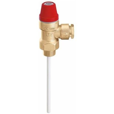 Caleffi - Kombiniertes Temperatur- Und Drucksicherheitsventil 309 1/2" M X Ø 15 4 Bar Caleffi - Kombiniertes Temperatur- Und Drucksicherheitsventil 309 1/2" M X Ø 15 4 Bar