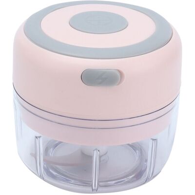 HEAT Elektrischer Knoblauchzerkleinerer (100 Ml), Usb-wiederaufladbar, Tragbarer Fleischwolf Für Die Küche, Rosa HEAT Elektrischer Knoblauchzerkleinerer (100 Ml), Usb-wiederaufladbar, Tragbarer Fleischwolf Für Die Küche, Rosa