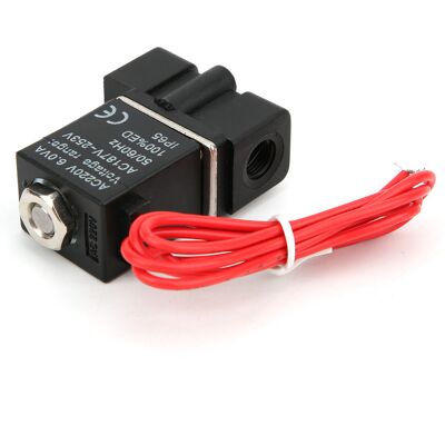 HEAT Schnell Ansprechendes Elektrisches Magnetventil Aus Kunststoff, 220 V, 2-wege, Für Luft, Wasser Und Öl, G1/8 HEAT Schnell Ansprechendes Elektrisches Magnetventil Aus Kunststoff, 220 V, 2-wege, Für Luft, Wasser Und Öl, G1/8