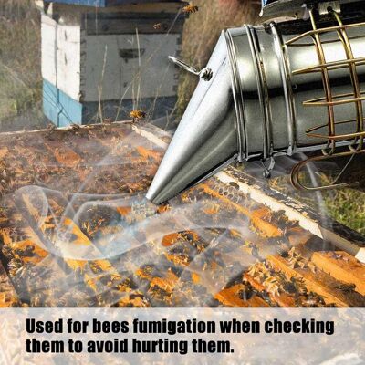 HEAT Elektrischer Bienenrauchsender Aus Edelstahl, Elektrisches Imkerwerkzeug, Bienenzuchtwerkzeug HEAT Elektrischer Bienenrauchsender Aus Edelstahl, Elektrisches Imkerwerkzeug, Bienenzuchtwerkzeug