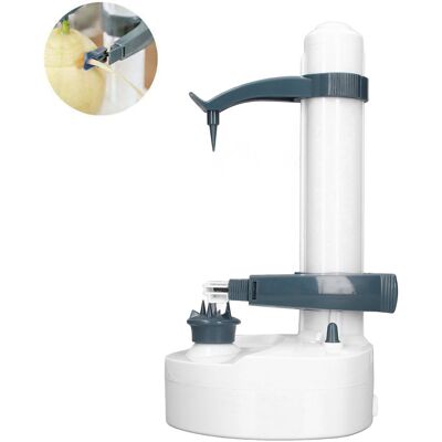 JUTE Elektrischer Sparschäler, Multifunktionaler Obstschäler, Elektrisches Schälgerät Für Die Küche, Weiß JUTE Elektrischer Sparschäler, Multifunktionaler Obstschäler, Elektrisches Schälgerät Für Die Küche, Weiß