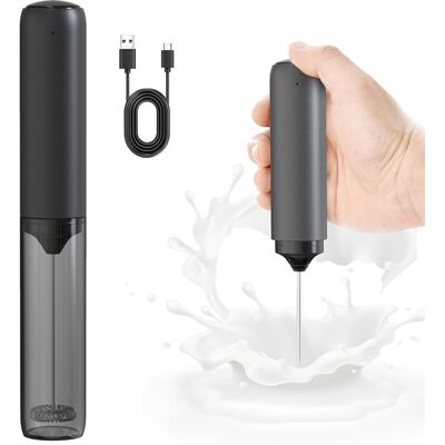 OEM Elektrischer Milchaufschäumer Manueller Milchaufschäumer Batteriebetrieben Usb-aufladbar Ideal Für Camping Schwarz Geeignet Für Kaffee Latte Und OEM Elektrischer Milchaufschäumer Manueller Milchaufschäumer Batteriebetrieben Usb-aufladbar Ideal Für Camping Schwarz Geeignet Für Kaffee Latte Und
